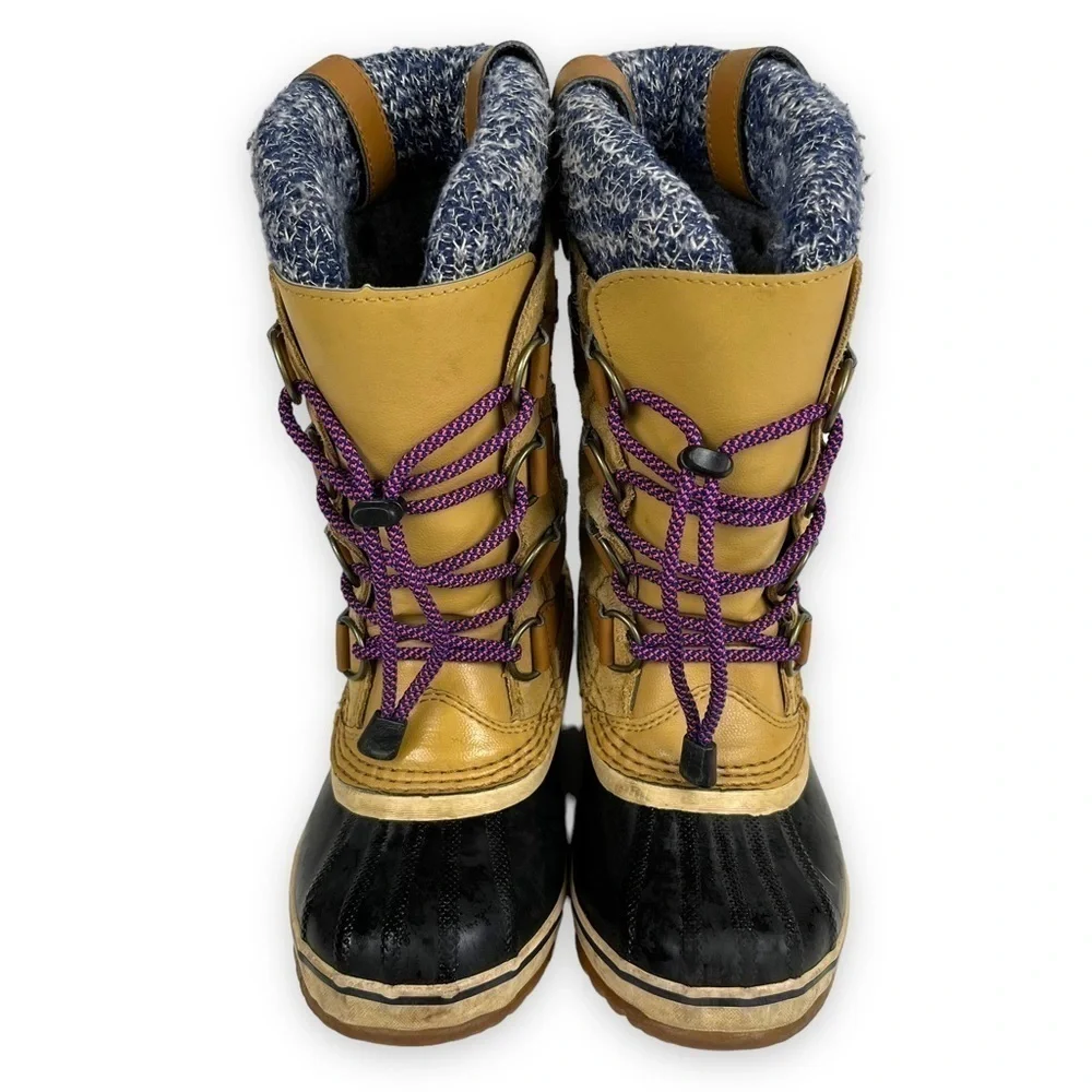 Sorel Boots Youth 1 Brown Joan of Arctic Lined Waterproof Winter Duck Boots